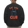 Cat Dad Club Life Is Better With Cats Retro Cat Dad Men's Sweatshirt Back Print