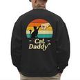 Cat Daddy Vintage Cat Lover Cat Dad Fathers Day Men's Sweatshirt Back Print Cat Daddy Vintage Cat Lover Cat Dad Fathers Day Men's Sweatshirt Back Print