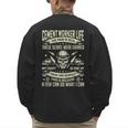 Cement Worker Life Concrete Finisher Dad Father Men's Sweatshirt Back Print Cement Worker Life Concrete Finisher Dad Father Men's Sweatshirt Back Print