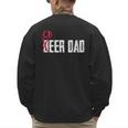 Cheer Dad Beer Dad Cheerleading Father Father's Day Men's Sweatshirt Back Print