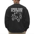 Cheer Dad Cheerleader Playbook Men's Sweatshirt Back Print
