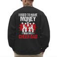 Cheer Dad Cheerleading Fathers Day Men's Sweatshirt Back Print