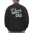 Cheer Dad Green Cheerleading Matching Parents Men's Sweatshirt Back Print