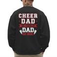 Cheer Dad Like A Regular Dad But Broke Cheerleader Dad Men's Sweatshirt Back Print