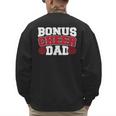 Cheer Stepdad Bonus Cheer Dad Red Men's Sweatshirt Back Print Cheer Stepdad Bonus Cheer Dad Red Men's Sweatshirt Back Print