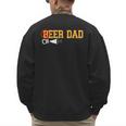 Cheerleader Dad Beer Cheerleading Cheer Dad Men's Sweatshirt Back Print