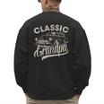 Classic Grandpa Saying Car Lover Men Dad Papa Grandpa Men's Sweatshirt Back Print
