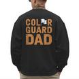 Color Guard Dad Flag Flipping Father Men's Sweatshirt Back Print