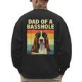 Cool Basset Hound For Men Dad Dog Basset Hound Lovers Men's Sweatshirt Back Print