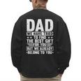 Cool Dad Art For Father Dad Stepfather From Son Daughter Men's Sweatshirt Back Print