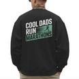 Cool Dads Run Marathons Marathon Running Runner Men's Sweatshirt Back Print
