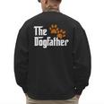 Cool Dog Dad Dog Father Shirt The Dogfather T-Shirt Men's Sweatshirt Back Print