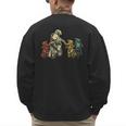Cool Motocross Dirt Bike Biker Dad & Sons Father's Day Men's Sweatshirt Back Print