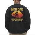 Cool Mountain Biking For Dad Father Biker MTB Bicycle Bike Men's Sweatshirt Back Print