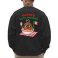 Couple Daddy's Little Meatball Italian Men Men's Sweatshirt Back Print
