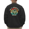 In A Crappie Mood Retro Fishing Sarcastic Dad Men's Sweatshirt Back Print