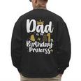 Dad Of The 1st Birthday Princess Girl 1 Years Old B-Day Men's Sweatshirt Back Print