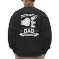Dad Of 3 Cool Daddy Of Three Fathers Day Dad Of Three Men's Sweatshirt Back Print