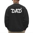 Dad 3 Kids 3rd Pregnancy Announcement Third Baby Tshirt Men's Sweatshirt Back Print