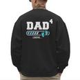 Dad 4 Fourth Time Dad Dad Of Four Men's Sweatshirt Back Print