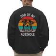 Dad Of An Ausshole Australian Shepherd Aussie Men's Sweatshirt Back Print