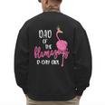 Dad Of B-Day Girl Flamazing Pink Flamingo Birthday Party Men's Sweatshirt Back Print Dad Of B-Day Girl Flamazing Pink Flamingo Birthday Party Men's Sweatshirt Back Print