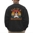 Dad Of a Basshole Basset Hound Owner Men's Sweatshirt Back Print