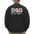 Dad Of The Birthday Boller Born 2 Ball Matching Family Party Men's Sweatshirt Back Print