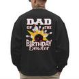 Dad Of The Birthday Bowler Kid Bowling Party Men's Sweatshirt Back Print