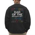 Dad Of The Birthday Boy 10th Birthday Math Party Outfit Men's Sweatshirt Back Print