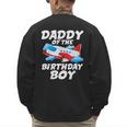 Dad Of The Birthday Boy Airplane Men's Sweatshirt Back Print