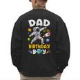 Dad Of The Birthday Boy Astronaut Outer Space Birthday Men's Sweatshirt Back Print