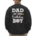Dad Of The Birthday Boy Baseball Bday Family Men's Sweatshirt Back Print