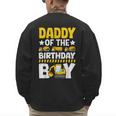 Dad Of The Birthday Boy Construction Theme Party Matching Men's Sweatshirt Back Print