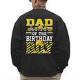 Dad Of The Birthday Boy Construction Truck Men's Sweatshirt Back Print