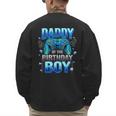 Dad Of The Birthday Boy Cool Gamer Video Game Birthday Men's Sweatshirt Back Print