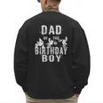 Dad Of The Birthday Boy Dirt Bike B-Day Party Men's Sweatshirt Back Print