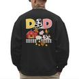 Dad Birthday Boy Farm Animal Farming Farmer Family B-Day Men's Sweatshirt Back Print