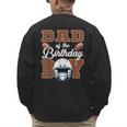 Dad Of The Birthday Boy Football Party Family Matching Men's Sweatshirt Back Print Dad Of The Birthday Boy Football Party Family Matching Men's Sweatshirt Back Print