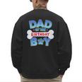 Dad Of The Birthday Boy Matching Dog Family Birthday Party Men's Sweatshirt Back Print