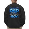 Dad Of The Birthday Boy Matching Family Father Men's Sweatshirt Back Print