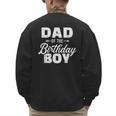 Dad Of The Birthday Boy Matching Family Party Men's Sweatshirt Back Print