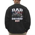 Dad Of The Birthday Boy Policeman Officer Party Men's Sweatshirt Back Print