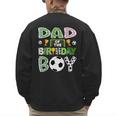Dad Of The Birthday Boy Soccer Player Game Day Men's Sweatshirt Back Print Dad Of The Birthday Boy Soccer Player Game Day Men's Sweatshirt Back Print