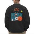 Dad Of The Birthday Boy Sports Matching Family Men's Sweatshirt Back Print