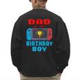 Dad Of The Birthday Boy Video Games Theme Bday Matching Men's Sweatshirt Back Print