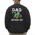 Dad Of The Birthday Boy Vintage Farm Tractor Party Family Men's Sweatshirt Back Print