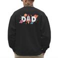 Dad Of The Birthday Boys Space Astronaut 1st Birthday Family Men's Sweatshirt Back Print