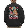 Dad Of The Birthday Capybara Boba Tea Girl Bday Party Family Men's Sweatshirt Back Print