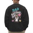 Dad Of The Birthday Girl Pesto Baby Penguin Party Men's Sweatshirt Back Print Dad Of The Birthday Girl Pesto Baby Penguin Party Men's Sweatshirt Back Print